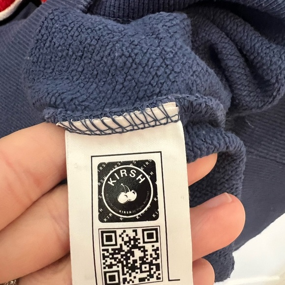 Kirsh Blue Cherry crewneck sweatshirt-BTS V Style - Picture 7 of 11